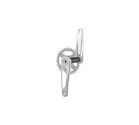 Manivelles title cr1 axe 136 mm chrome sans plateau