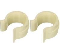 maniver arc120 Clips en plastique fermatelo pour serres, 40 mm, 10 pièces, blanc (Lot de 2)