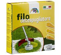 maniver FIN120 Fil pour débroussailleuse, 100 m, Jaune