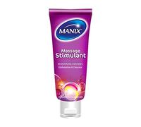 MANIX Gel de massage stimulant (200 mL) a effet chauffant pour stimuler l'excitation et le plaisir | Compatible avec les préservatifs (Lot de 2)