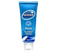 MANIX - Gel Lubrifiant Intime Pure Sensation, Confort Doux et Naturel (Flacon 80 mL) - Le Lot De 3