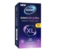 Manix King Size Ultra: Boîte de 20 Préservatifs pour Homme Grande Taille XL