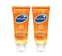 Manix - Lot de 2 Gel Lubrifiant Stimulant Chauffant Effect - 80ml
