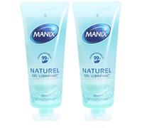 Manix Naturel Gel Lubrifiant Lubrifiant(S) 2x80 ml