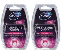 MANIX® Pleasure Vibes Anneau Vibrant 3 Vitesses Set(S) 2x1 pc(s)