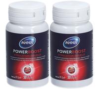 Manix PowerBoost complément stimulation sexuelle tribulus ginseng Capsule(S) 2x30 pc(s)