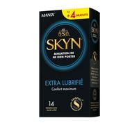 Skyn EXTRA LUBRICATED Boîte De 3 Condoms sans Latex Polyisoprene Sensible Mince