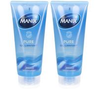 Manix Pure Gel Lubrifiant Gel(S) 2x200 ml