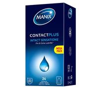 ManixContactPlus-Préservatifultrafin,extralubrifié,avecréservoir.(ref.300394)- préservatif(s) 24 pc(s)
