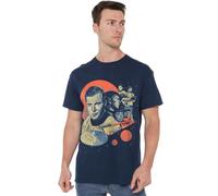 manji-devlin corporation Star Trek Poster Unisex T Shirt, Bleu Marine, XL Mixte