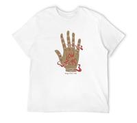 MANJIABAO Every Time I Die Palm Reader Men T Shirt T-Shirt Whites