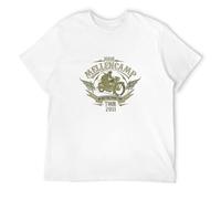 MANJIABAO John Mellencamp Rider Tour 2011 (Lowell Ames) T Shirt Cougar New T-Shirt WhiteXL