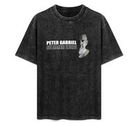 MANJIABAO Peter Gabriel-Profil e-Summer 2003 Tour-Medium Black T-Shirt Black XL