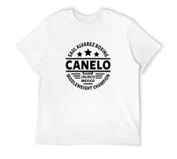 MANJIABAO Saul Alvarez Canelo Mexico White Boxing Training T-Shirt T-Shirt Whites