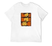 MANJIABAO The Good The Bad The Ugly T Shirt Men Print Funny T-Shirt Cotton Soft Tshirt T-Shirt WhiteL