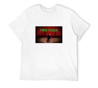 MANJIABAO Twin Peaks Cult TV Show T Shirt T-Shirt WhiteM