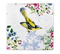 Mank GmbH Airlaid Lot de 50 serviettes de table jetables de qualité supérieure, semblables à du tissu et absorbantes, parfaites pour les mariages et les fêtes, 40 x 40 cm, serviettes de printemps