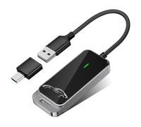 MANKIW Adaptateur CarPlay sans Fil, Passage de Câblé à sans Fil, Mini Dongle Stable, Plug & Play, USB/Type-C Compatible avec iPhone iOS 10+ & Voitures avec CarPlay Câblé Depuis 2016