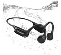 MANKIW Casque de natation, à bruit osseux, Bluetooth 5.4, étanche IPX8, mémoire 32 G, casque sous-marin avec lecteur MP3 pour la natation, la course à pied