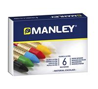 Manley - 106 - 6 Crayons a la cire - Multicolore