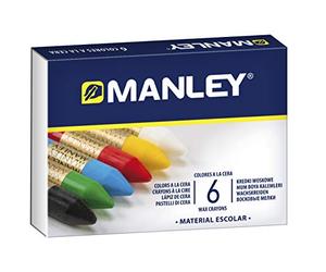 Manley - 106 - 6 Crayons a la cire - Multicolore