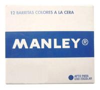 Manley 30 Lot de 12 pastels à la cire