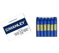 Manley 43 Lot de 12 crayons de cire