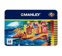 Manley Lot de 60 crayons de couleur Special Edition multicolore