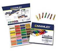 Manley MNC00002/192 Lot de 192 crayons de cire