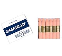 Manley MNC04760 Boîte de 12 Cires à colorer Carne