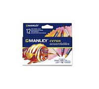 Manley MNQ000412 Lot de 12 crayons de cire