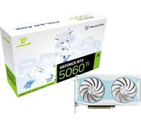 Manli Carte graphique Nvidia GeForce RTX 5060 Ti Polar Fox OC 16 GB GDDR7 RAM PCIe x8 HDMI™, DisplayPort overclockée, mode zero fan, NVIDIA G-Sync , volcan