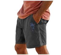 MaNMaNing Bermuda Homme Imprimé 3D Thème Vacances pour L'Été Short Décontracté À Taille Élastique Et Cordon Style Aloha pour La Plage Les Fêtes Et Les Loisirs