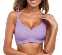 MaNMaNing Brassière Femme Push Up avec Inserts Gel Lift Anti Gravité Invisible Bonnet Fixe Bandeau Dos Nu Style Débardeur pour Petite Poitrine Maintien Quotidien Soutien Gorge