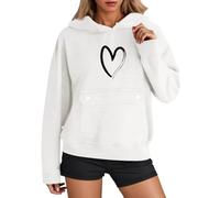 MaNMaNing Capuche Femme Polaire Femme Plaid Valentines Day Mode Cadeau Saint Valentin Cadeau Maman Hoodie Vêtements Sweat Sport Pull Col Roulé Personnalisé