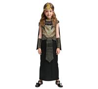 MaNMaNing Costume Carnaval Enfant Déguisement Cléopâtre Égyptienne Cosplay Scène Spectacle Mascarade Fête Accessoire Ancien Robe Médiévale Antique Déguisement Enfant Fille