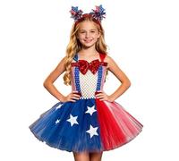MaNMaNing Costume Carnaval Enfant Fille Robe De Fête Élégante pour Anniversaire À Thème Cérémonie Et Carnaval Tenue Princesse Déguisement Enfant