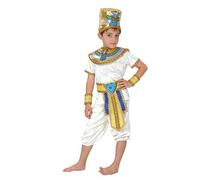 MaNMaNing Costume Carnaval Enfant Prince Du Nil Égyptien Empire Cosplay Scène Fête Anniversaire Spectacle Tenue Antique Carnaval Costume Enfant Garcon 5 12 Ans