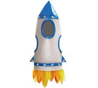 MaNMaNing Costume Cosplay de Fusée Spatiale pour Enfants Tenue de Scène Spatiale Combinaison d Astronaute pour Performances Tenue Carnaval Enfants