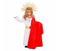 MaNMaNing Costume de Performance Médiéval pour Enfants Tenue de Jeu Dieu Ange pour Spectacle d Église Pageant Tenue Cour sur Scène Déguisement Carnaval Enfants 4 à 9 Ans