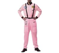 MaNMaNing Costume Halloween Adulte Homme Combinaison Astronaute Spatiale Cosplay Groupe Pour Scène Et Carnaval Déguisement De L'Espace Pour Fête Et Soirée Déguisement Homme Galactique