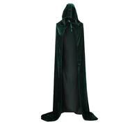 MaNMaNing Déguisement Halloween Cape Sinistre Sorcière Velours Style Faucheuse Prince Princesse Déguisement Effrayant en Stock