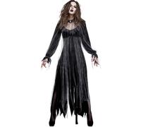 MaNMaNing Déguisement Halloween Costume Mariée Gothique Cosplay Scène Fête Rôle Zombie Vampire Déguisement Effrayant pour Spectacle