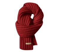 MaNMaNing Écharpe Tricoté Femme Automne Hiver Épaisse Laine Grossière Couple Étudiant Confortable