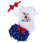 MaNMaNing Infantile Filles Jour De L'Indépendance À Manches Tutu Mini Jupe Fille 3 Couches Jupe Noire Deguisement Bebe Fille Deguisement 10 Ans