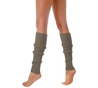 MaNMaNing Jambières Femme Laine Colorée, Accessoire Fête Néon Chaud, Chaussettes Hautes Fun Vibrantes, Cadeau Halloween Original Avec Poches MM160