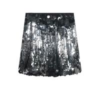 MaNMaNing Jupe Pailletée Colorée Et Scintillante pour Une Femme Jupe Noire Femme A Paillette Deguisement Carnaval Costume Carnaval