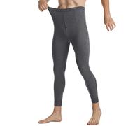 MaNMaNing Pantalon Homme Double Velours Absorbant Chaleur Uni Bouton Chaud Leggings Pantalon Velours Homme Thermique De Jogging