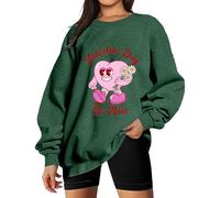 MaNMaNing Pull A Capuche Femme Sweatshirt Saint Valentin Sweet Femme Sweat Saint-Valentin Pull Saint Valentin Mode Amour Sweat Couverture A Capuche Valentines Day Blanc