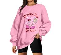 MaNMaNing Pull A Capuche Femme Sweatshirt Saint Valentin Sweet Femme Sweat Saint-Valentin Pull Saint Valentin Mode Amour Sweat Couverture A Capuche Valentines Day Blanc